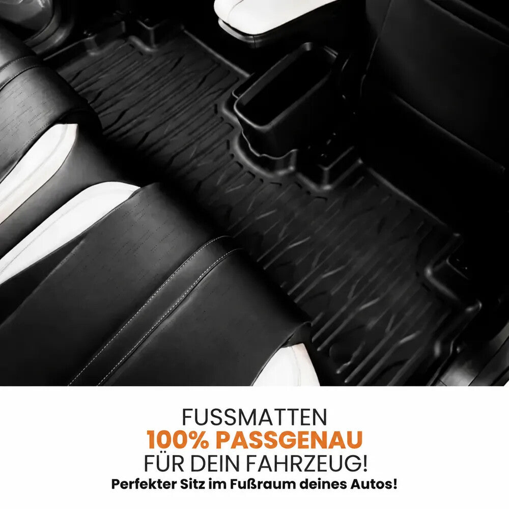 3D-Fußmatten 100 % passgenau für dein Fahrzeug