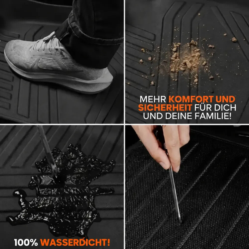 Wasserdichte 3D-Wannenmatten